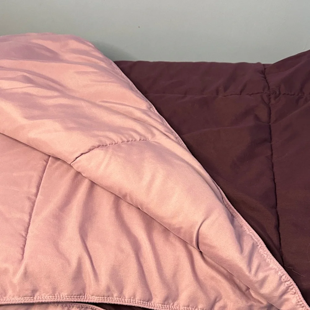 Reversible Purple Comforter